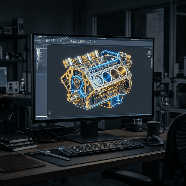 Detailed engineering design and 3D CAD modeling
